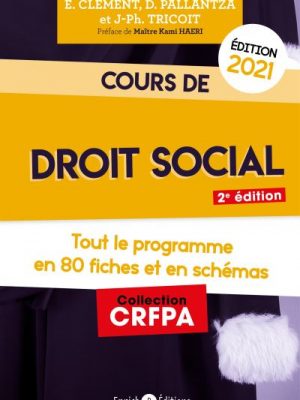 Livre FNAC Cours de droit social 2022