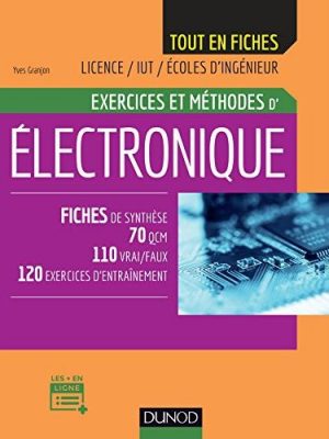 Livre FNAC Electronique - Exercices et méthodes - Fiches de synthèse