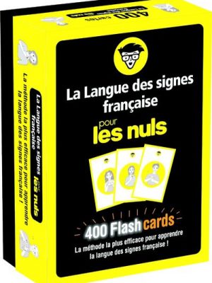 Livre FNAC Flashcards langue des signes française pour les nuls