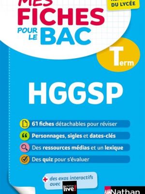 Livre FNAC HGGSP (Histoire-Géographie