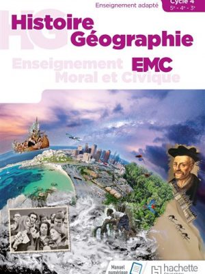 Livre FNAC Histoire - Géographie - EMC SEGPA Cycle 4 (5e