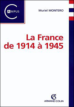 Livre FNAC La France de 1914 à 1945