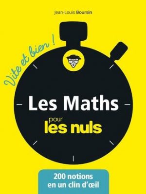 Livre FNAC Les maths pour les Nuls - Vite et bien !