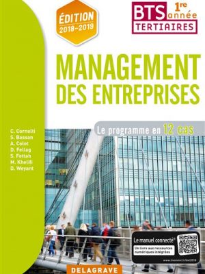 Livre FNAC Management des entreprises 1re année BTS (2018) - Pochette élève