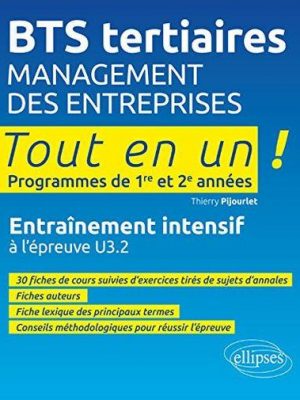Livre FNAC Management des entreprises - Entraînement intensif à l’épreuve U3.2
