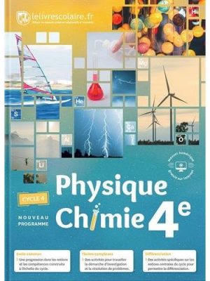 Livre FNAC Physique-chimie 4ème Cycle 4