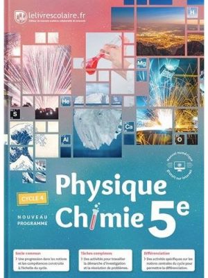 Livre FNAC Physique-chimie 5ème Cycle 4