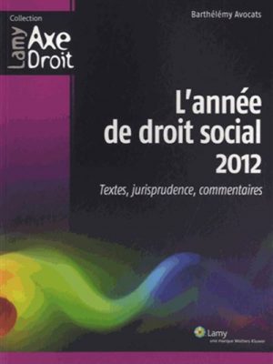 Livre FNAC L'année de droit social 2012