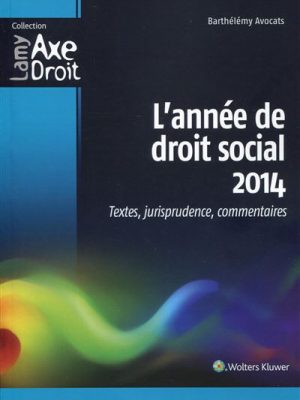 Livre FNAC L'année de droit social 2014
