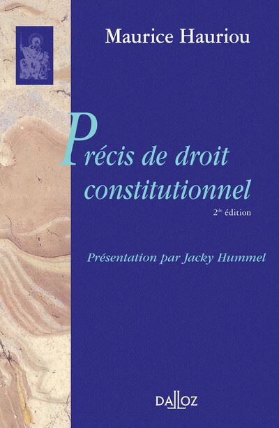 Livre FNAC Précis de droit constitutionnel