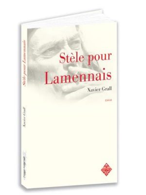 Livre FNAC Stèle pour Lamennais