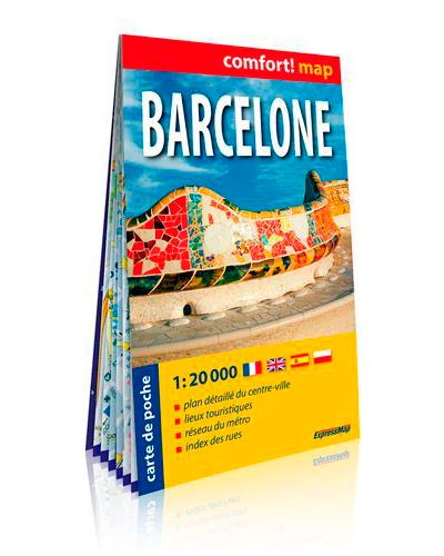 Barcelone (Ang) 1/20.000 (Carte Format De Poche La