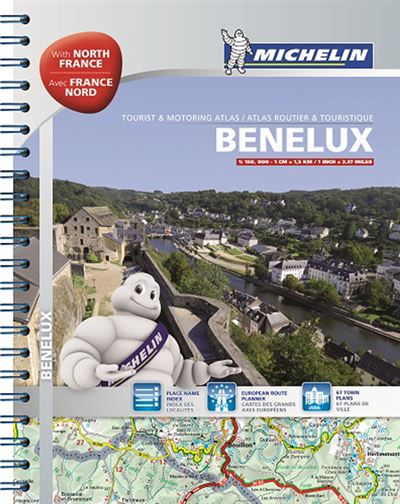 Benelux & North of France / Benelux et France Nord  - Tourist and Motoring Atlas / Atlas Routier et