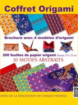 Coffret Origami motifs abstraits