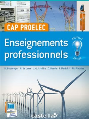 Enseignements professionnels CAP PROELEC (2015) - Manuel élève