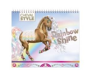 Je dessine mon cheval Rainbow Shine