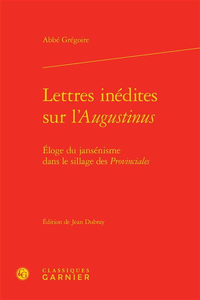 Lettres inédites sur l'Augustinus