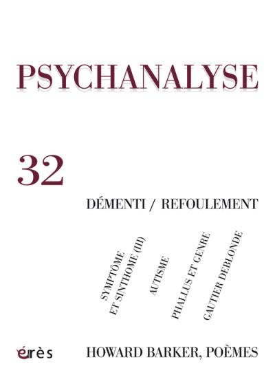 Psychanalyse 32 - la crypte de la psyche