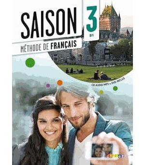 Saison 3 niv.B1 - Cahier + CD mp3
