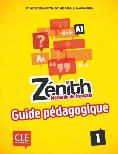 Zenith 1 - de francais - livre du professeur